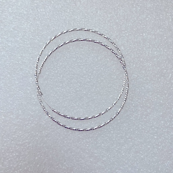Arginto Vivo Elegant Silver Sterling Hoop Earrings